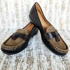 Hotter "Abbeyville" Women's Suede Leather Moccasin Loafers | Size 7.5, 38.5 EU